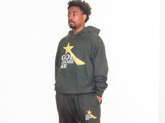 God Chose Me Lucky Green Sweat Suit (Unisex)
